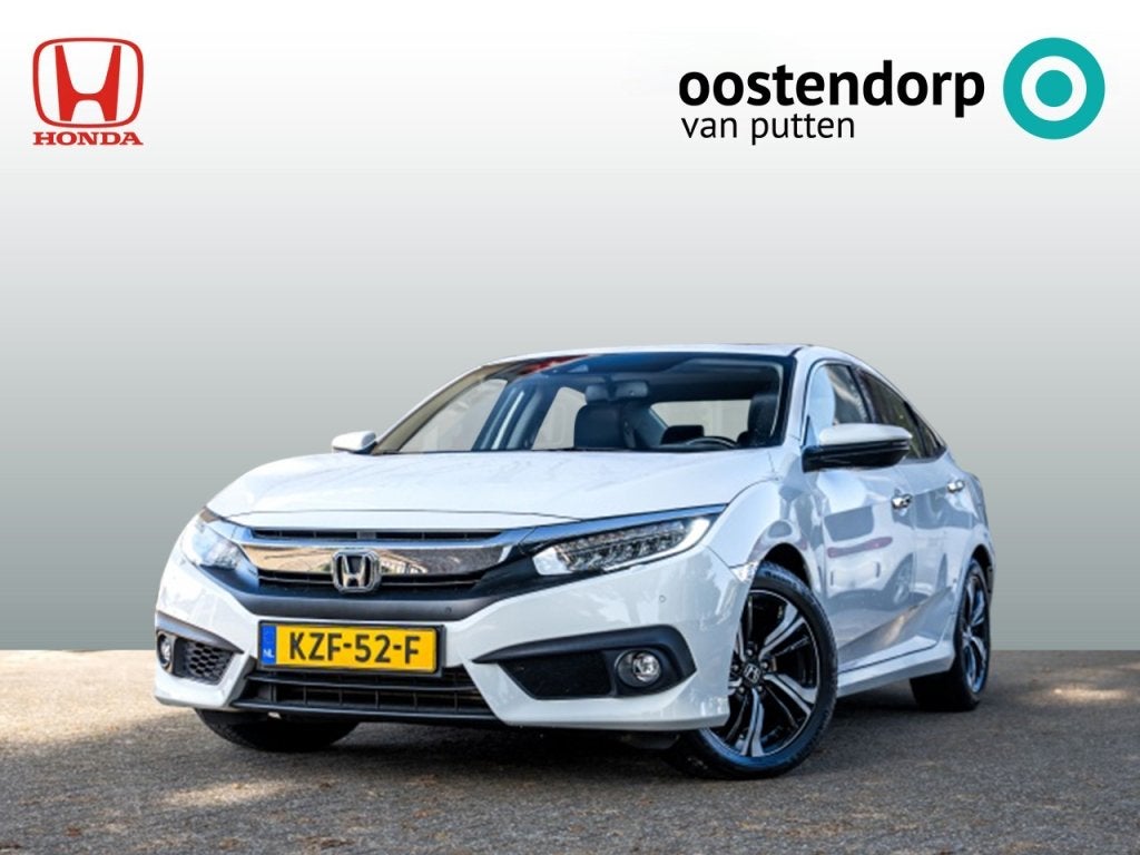 Honda Civic 1.5 i-VTEC 182pk Executive | Volledig Dealeronde, Auto's, Keurmerk '100% Onderhouden', Dealer onderhouden, 4 cilinders