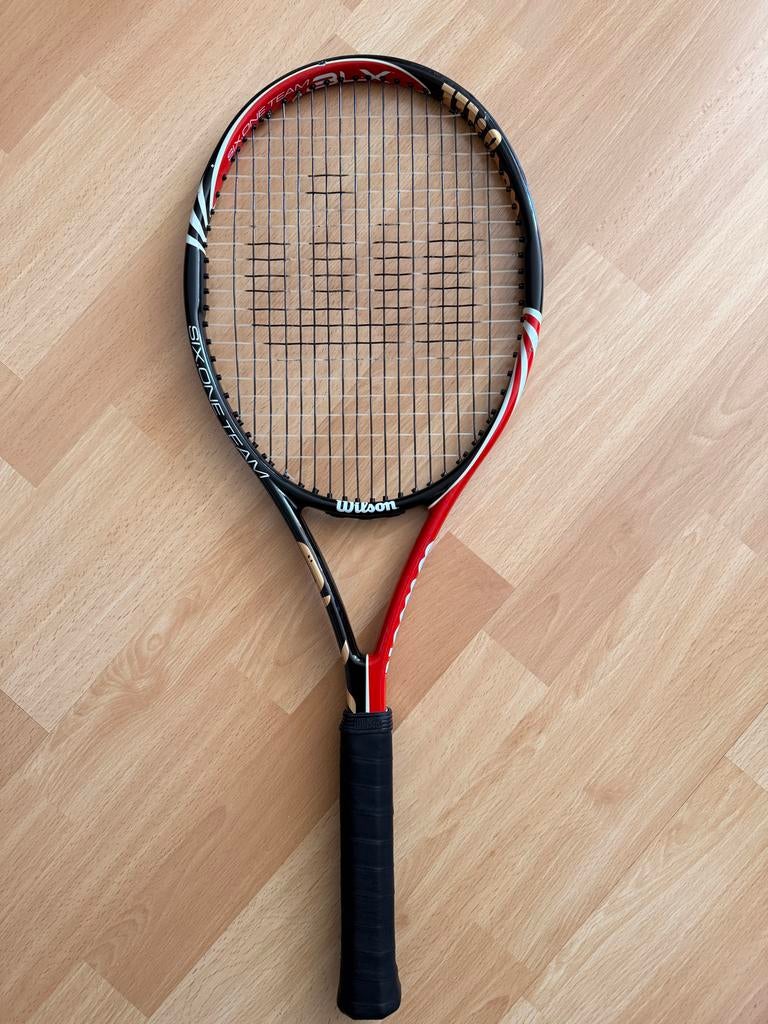 Wilson BLX Six One Team Tennisracket - 289g, Nieuwe grip, Ophalen of Verzenden, Gebruikt, Racket, Wilson