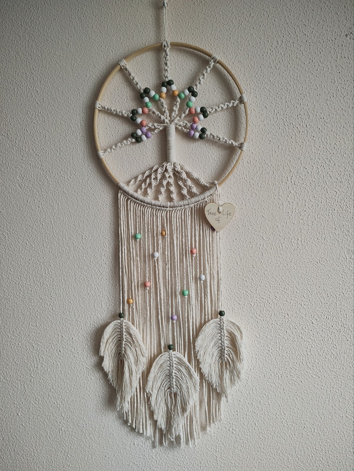 Macramé levensboom of Tree of Life. Sisters Forever, Ophalen of Verzenden, Nieuw