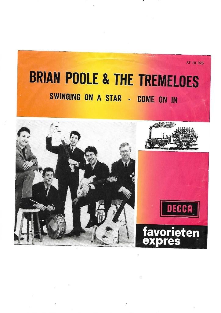 Brian Poole & The Tremeloes. Swinging On A Star. Favorieten, Single, Ophalen of Verzenden, Zo goed als nieuw, 1960 - 1969