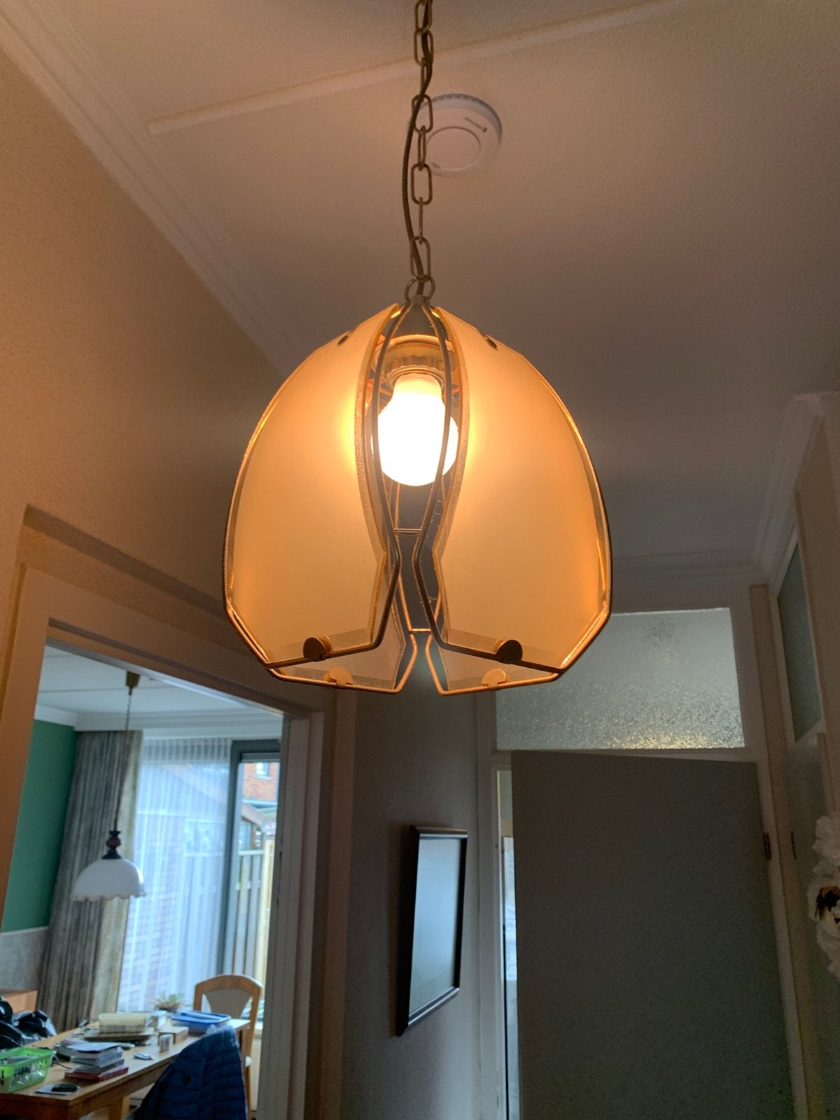 Retro hanglamp, Ophalen, Gebruikt