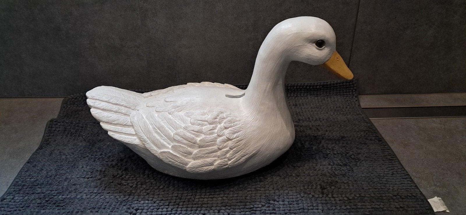 Spaarpot gans op ware grootte, Ophalen of Verzenden, Zo goed als nieuw, Metaal of Blik, Dier