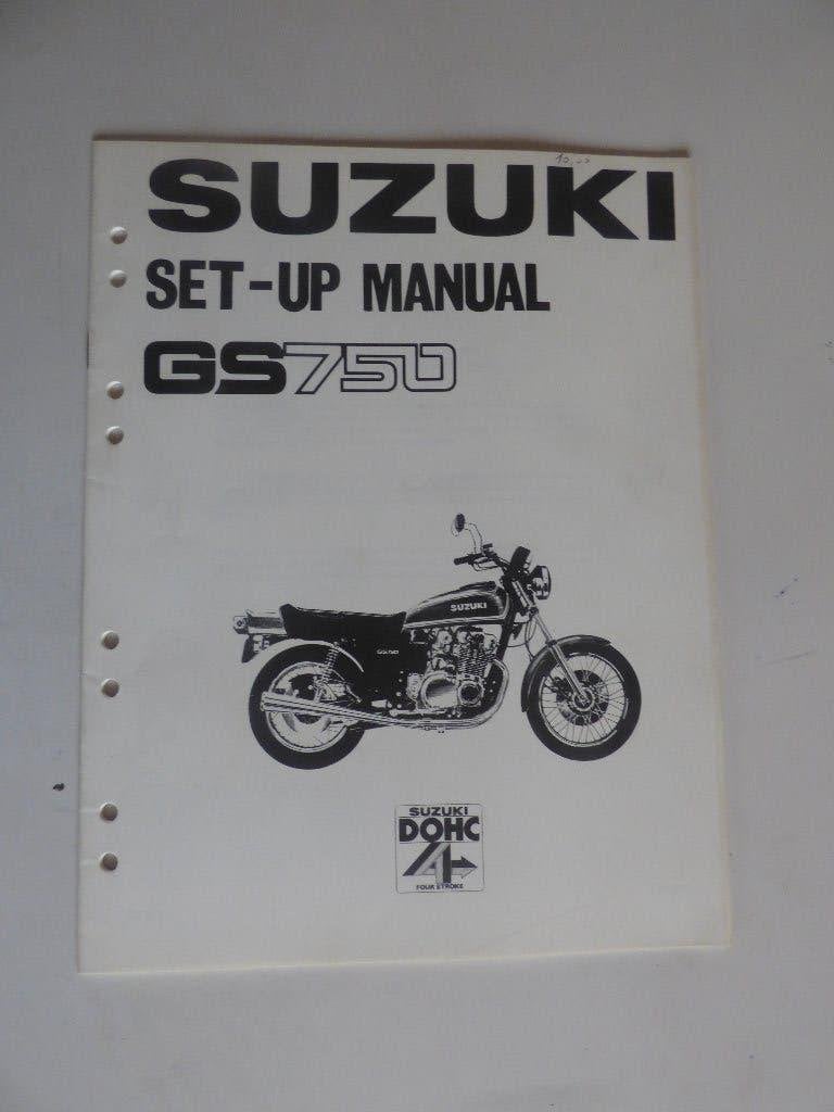 SUZUKI GS750 MONTAGE HANDLEIDING, Ophalen of Verzenden, Suzuki