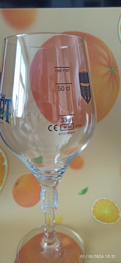 GRATIS - Cornet bierglas - extra hoog -, Ophalen, Zo goed als nieuw, Bierglas