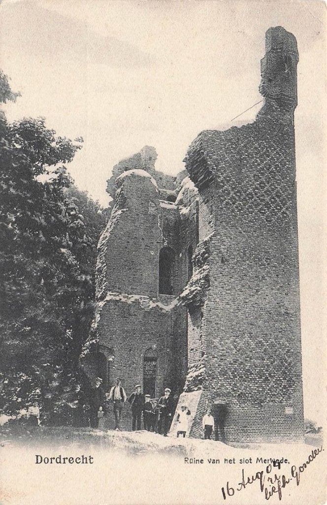 702-283-003 Dordrecht Ruine Van Het Slot Merwede, Verzenden, Voor 1920, Zuid-Holland