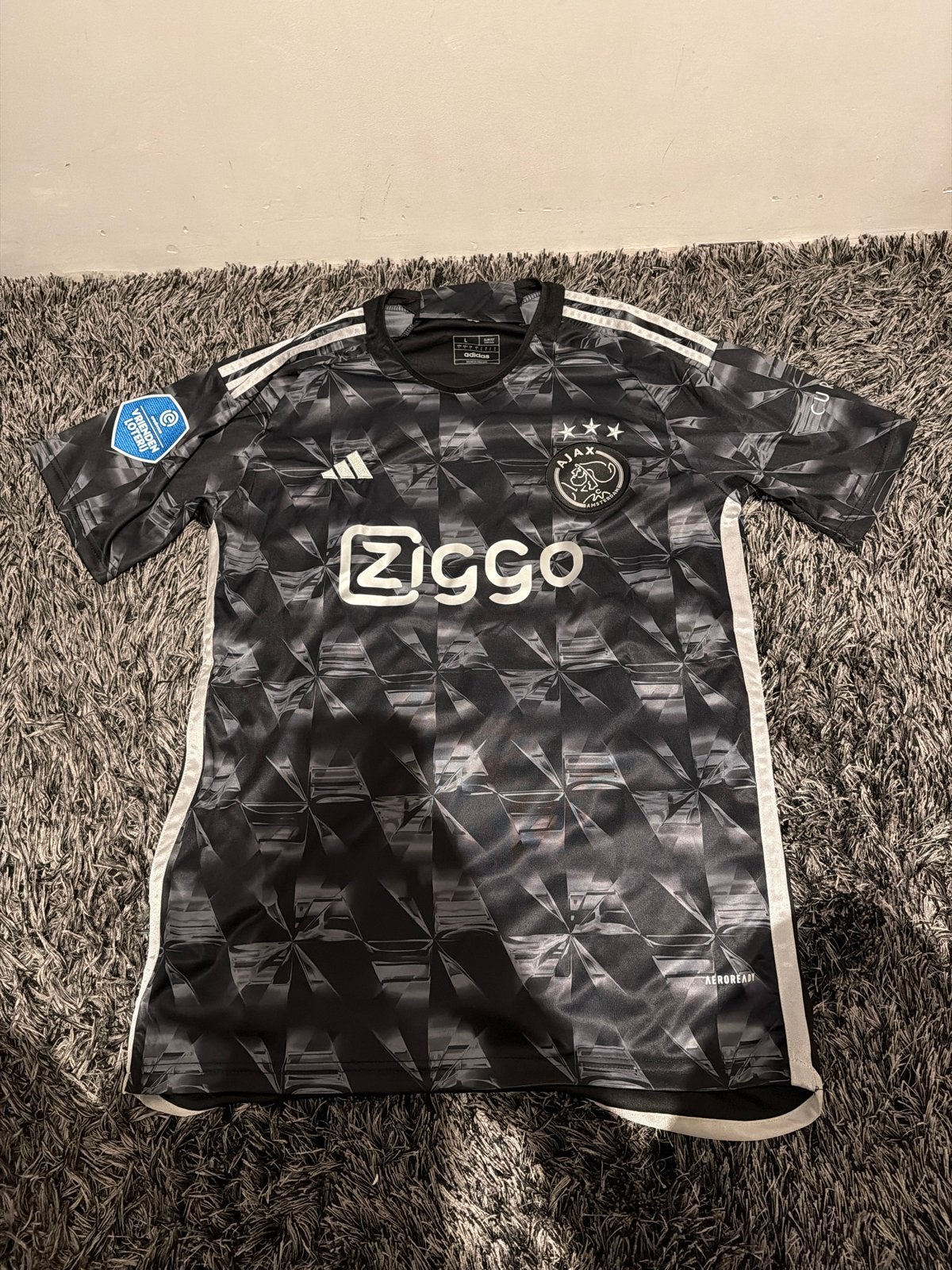 Ajax Brobbey Thuisshirt Maat L - Diamond Editie, Ophalen of Verzenden, Zo goed als nieuw