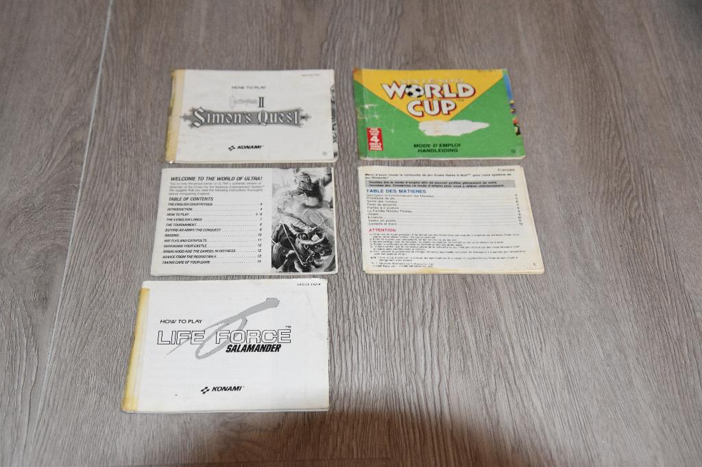 Diverse handleidingen NES, Gebruikt, Overige genres, 1 speler, Ophalen of Verzenden