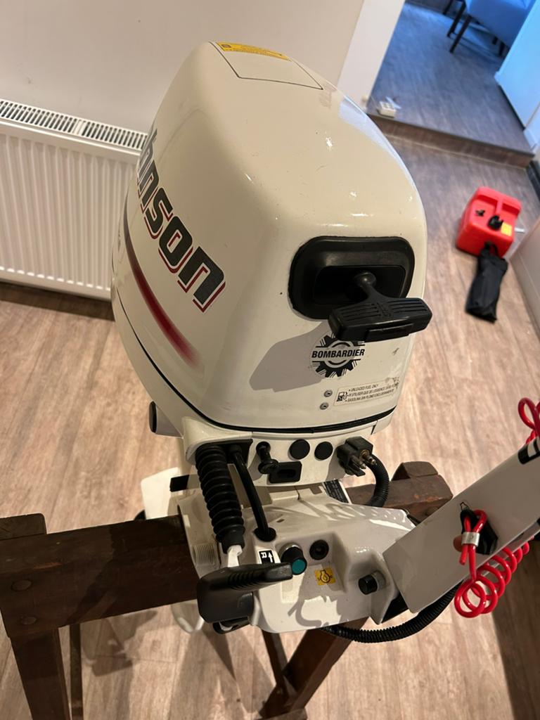 Johnson 9.9 pk 4 takt kortstaart, Ophalen of Verzenden, Zo goed als nieuw, Benzine, Minder dan 5 pk
