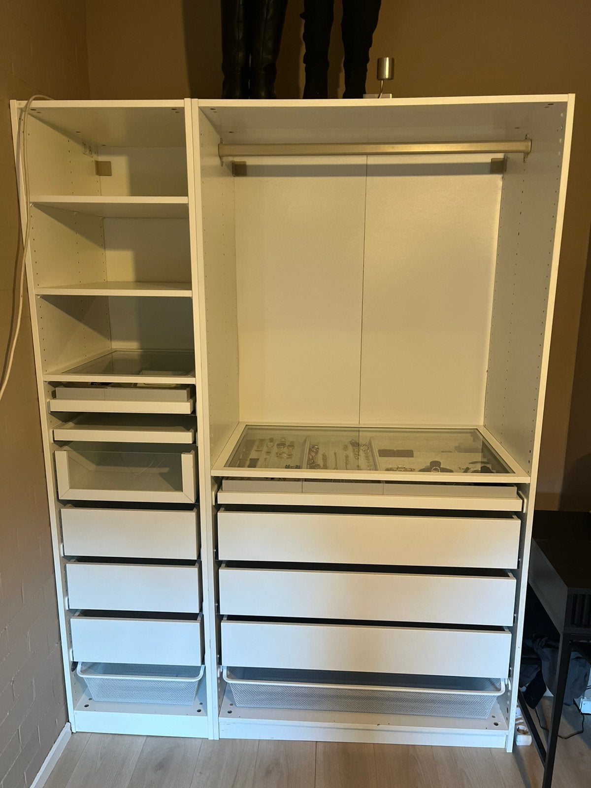 Ikea pax basiselement wit, Ophalen, Gebruikt