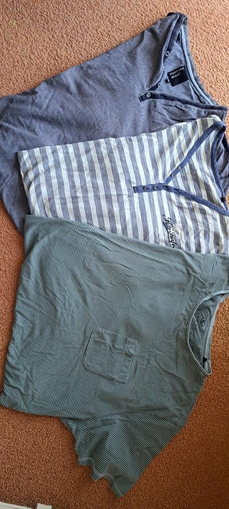4XL T-shirt set van 3: Kitaro (2x) & Fisher and Bennet (1x), Kleding | Heren, Blauw, Maat 56/58 (XL), Ophalen of Verzenden, Gedragen