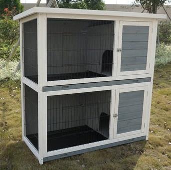 Konijnenhok Duplex 1, 110 cm of meer, Nieuw, Ophalen of Verzenden, 90 cm of meer
