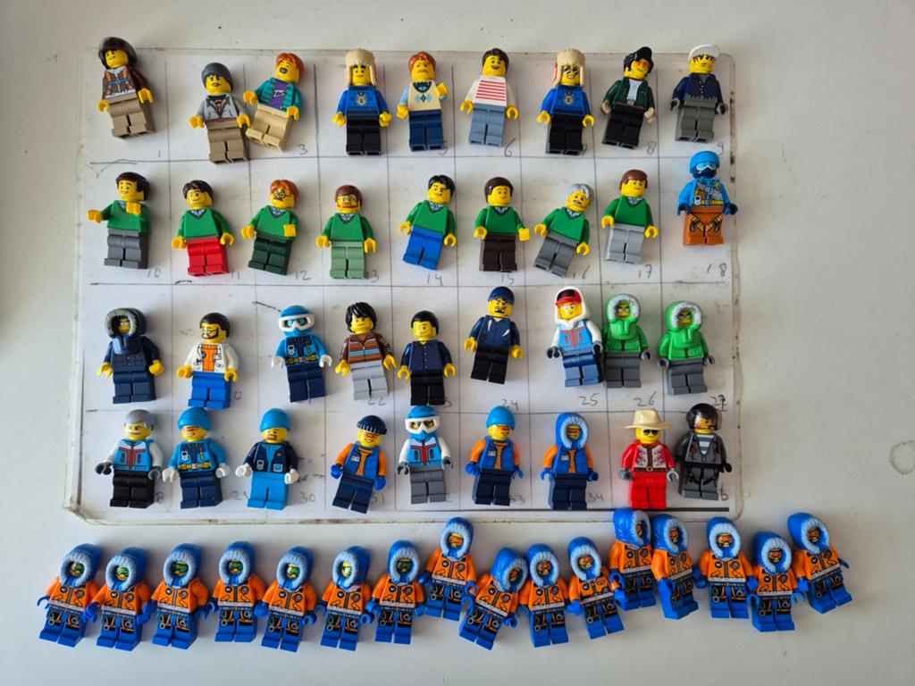 Lego cm3 div city man winter trui poppetjes artic, Ophalen of Verzenden