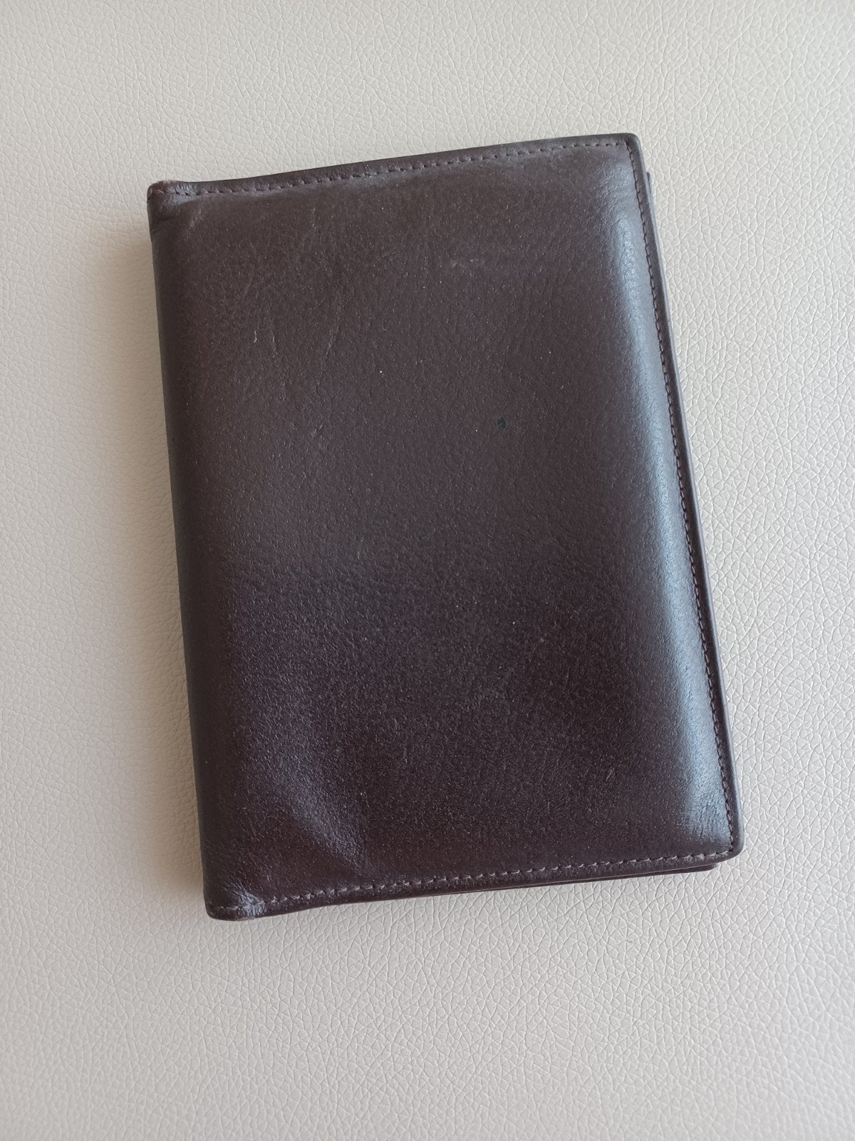 Echte Leren Portefeuille - Bruin, Overige merken, Gebruikt, Bruin, Ophalen of Verzenden