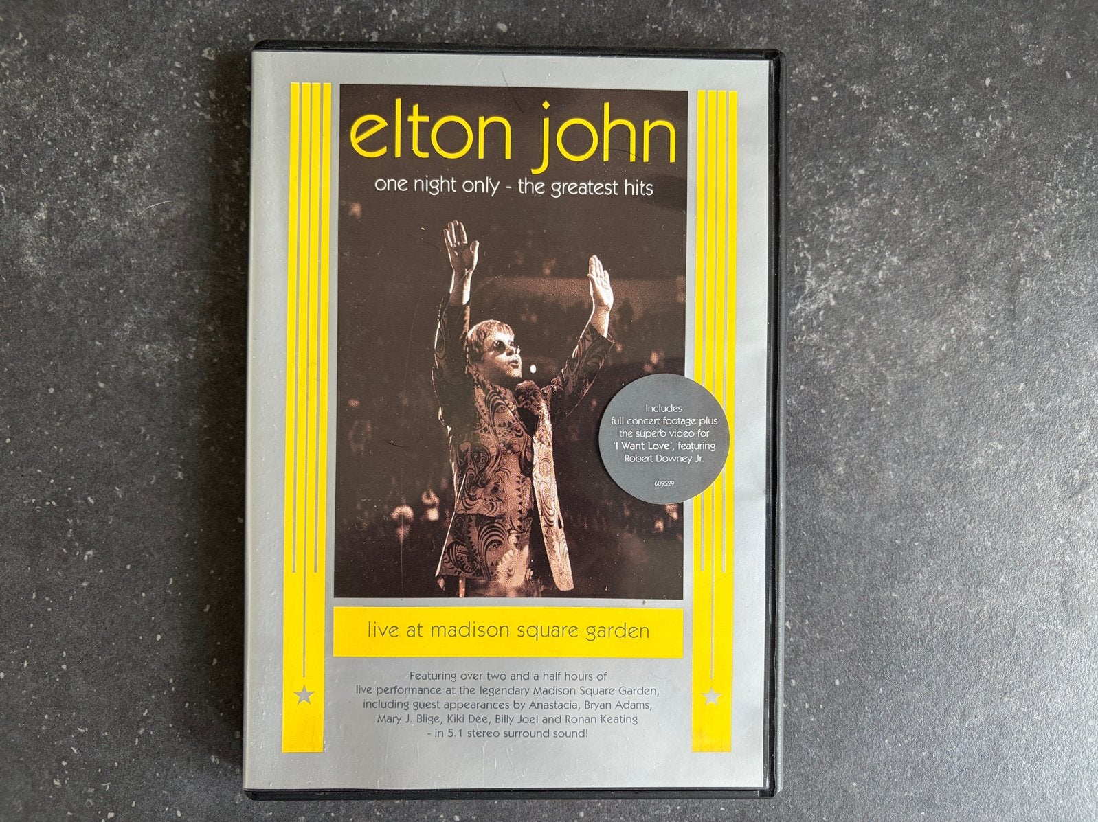 Elton John - One Night Only: The Greatest Hits DVD, Cd's en Dvd's, Alle leeftijden, Nederlands, Ophalen of Verzenden, Concert