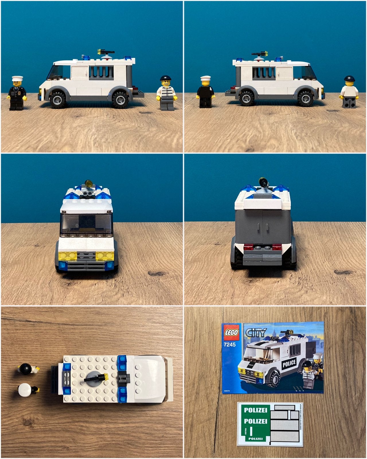 Lego City 7245 Prisoner Transport, Ophalen, Gebruikt