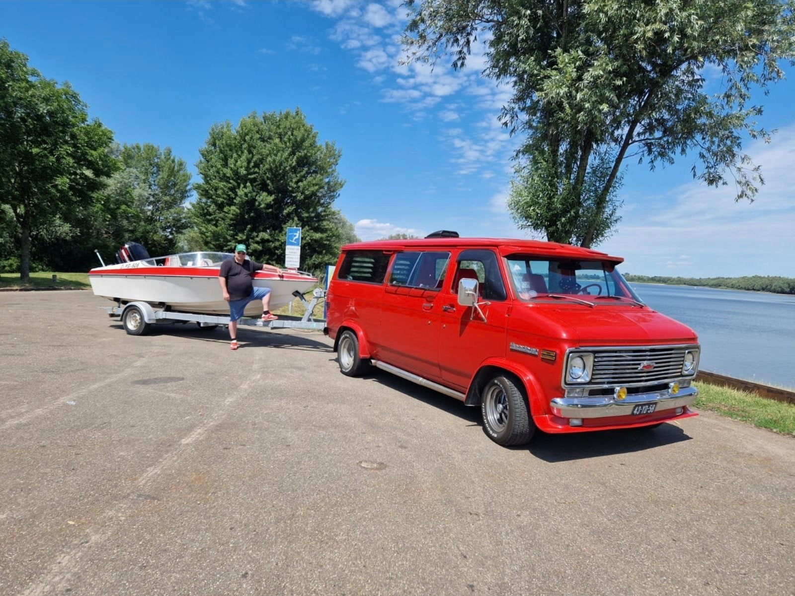 Snelle degelijke klassieke riamar 515 speedboot, Ophalen