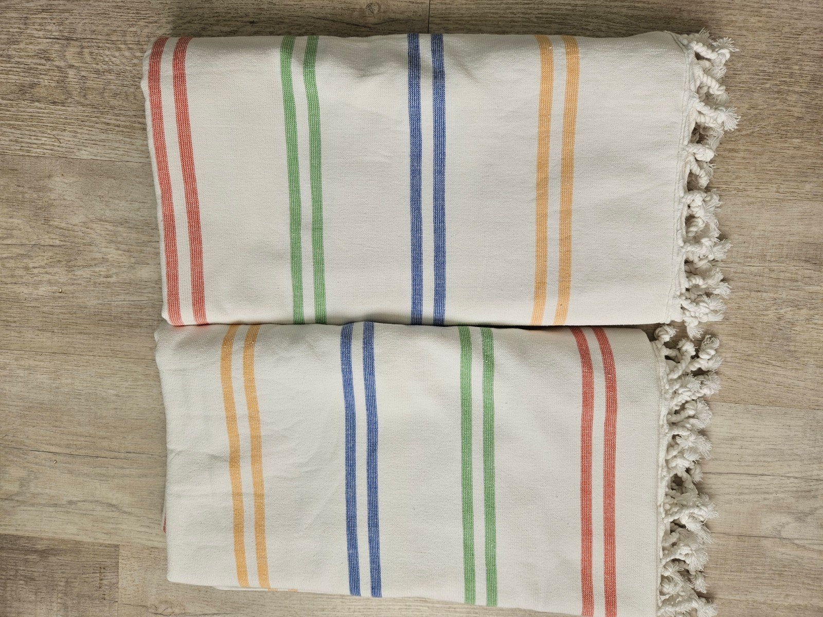2 Hamam handdoeken 100x180 cm - Postcodeloterij, Meerkleurig, Overige merken, Handdoek, Nieuw