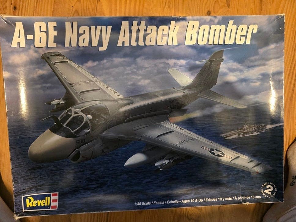 Revell A-6E Navy  Bomber 1:48 plus véél extra's!!!, Verzenden, Revell, Nieuw, Groter dan 1:72