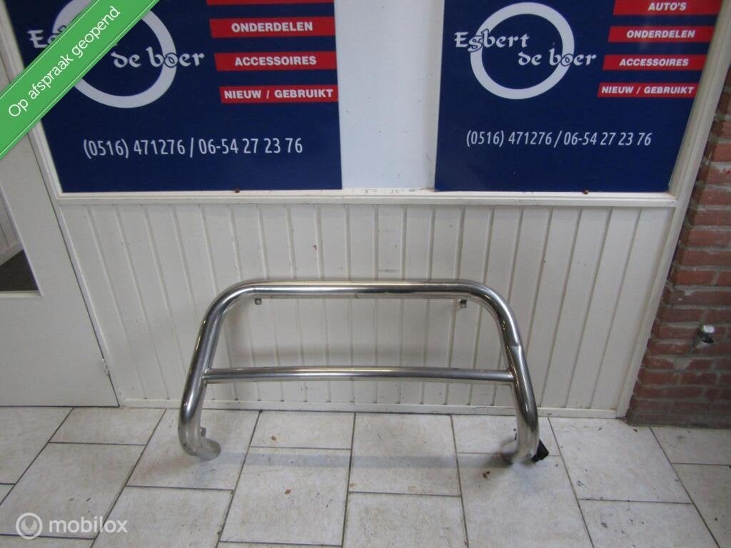 Bullbar vivaro trafic primastar bj 2001 t/m 2014 in rvs, Gebruikt, Opel, Ophalen of Verzenden, Opel