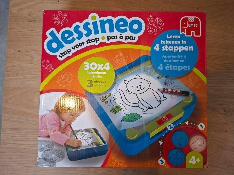 Dessineo Jumbo: Leer tekenen in 4 stappen, Ophalen, Zo goed als nieuw, Knutselen, Met licht