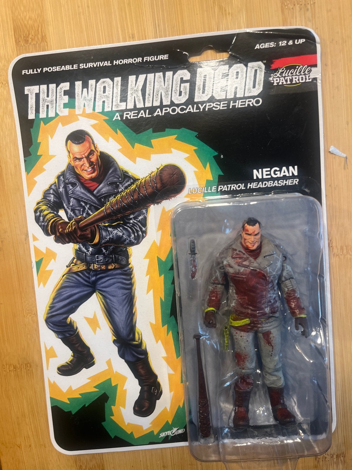 The Walking Dead Negan Lucille Patrol Headbasher figuur, Ophalen of Verzenden, Gebruikt