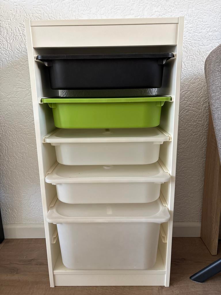 Ikea Trofast kast met 5 opberglades., Ophalen, Gebruikt