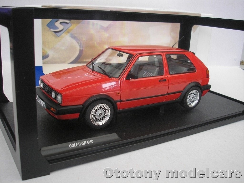 VW Volkswagen Golf II GTI G60 1989 Rood 1/18 Solido, Ophalen of Verzenden, Nieuw, Auto, Solido