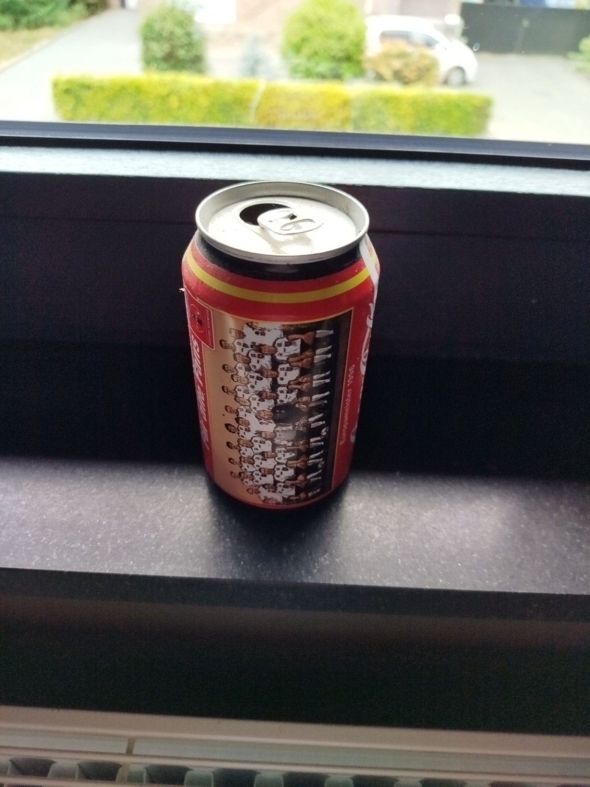 geopend cola blikje Uefa euro 1996 engeland, Ophalen of Verzenden, Gebruikt, Overige, Overige merken