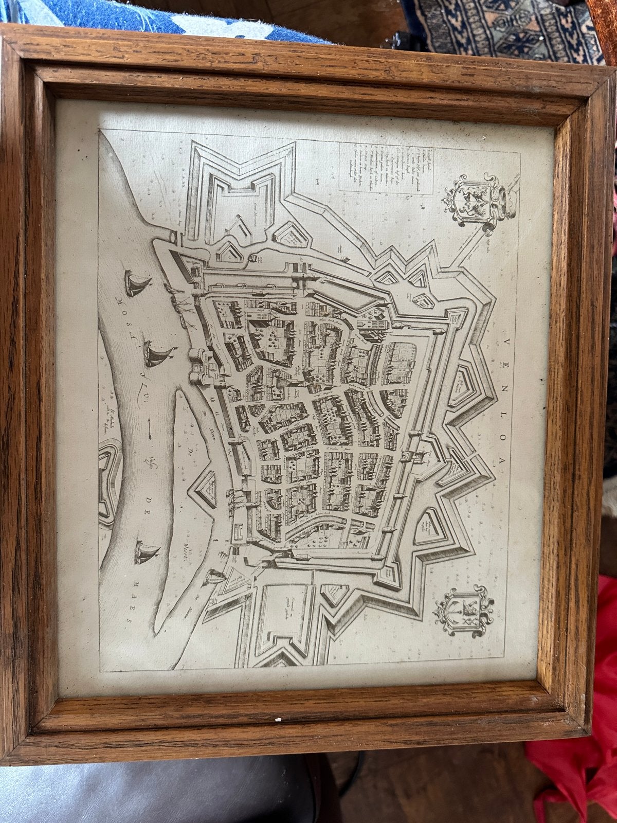 Venlo Stadsplattegrond 18e Eeuw, Boeken, Atlassen en Landkaarten, Ophalen of Verzenden