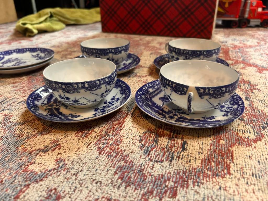 Nippon Tokusei Sakura blauw kersenbloesem set, Ophalen of Verzenden