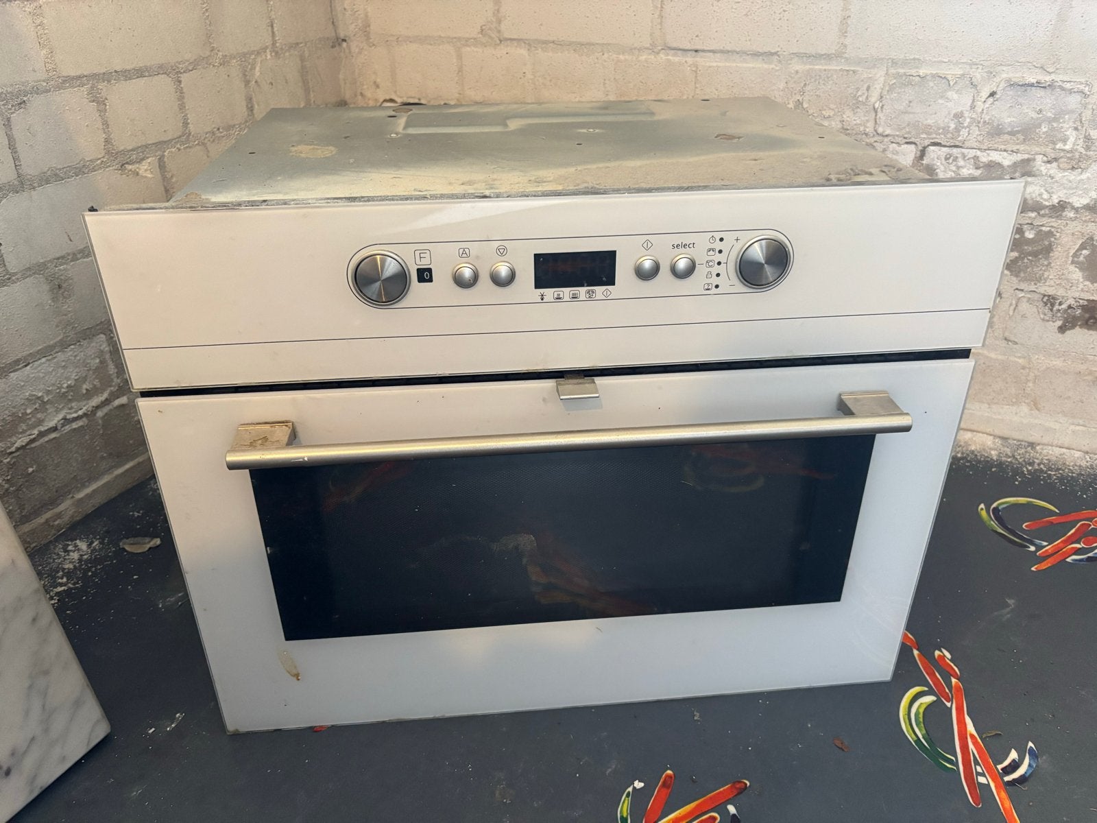 IKEA Whirlpool inbouw combimagnetron, Ophalen, Combimagnetron, Gebruikt, 60 cm of meer
