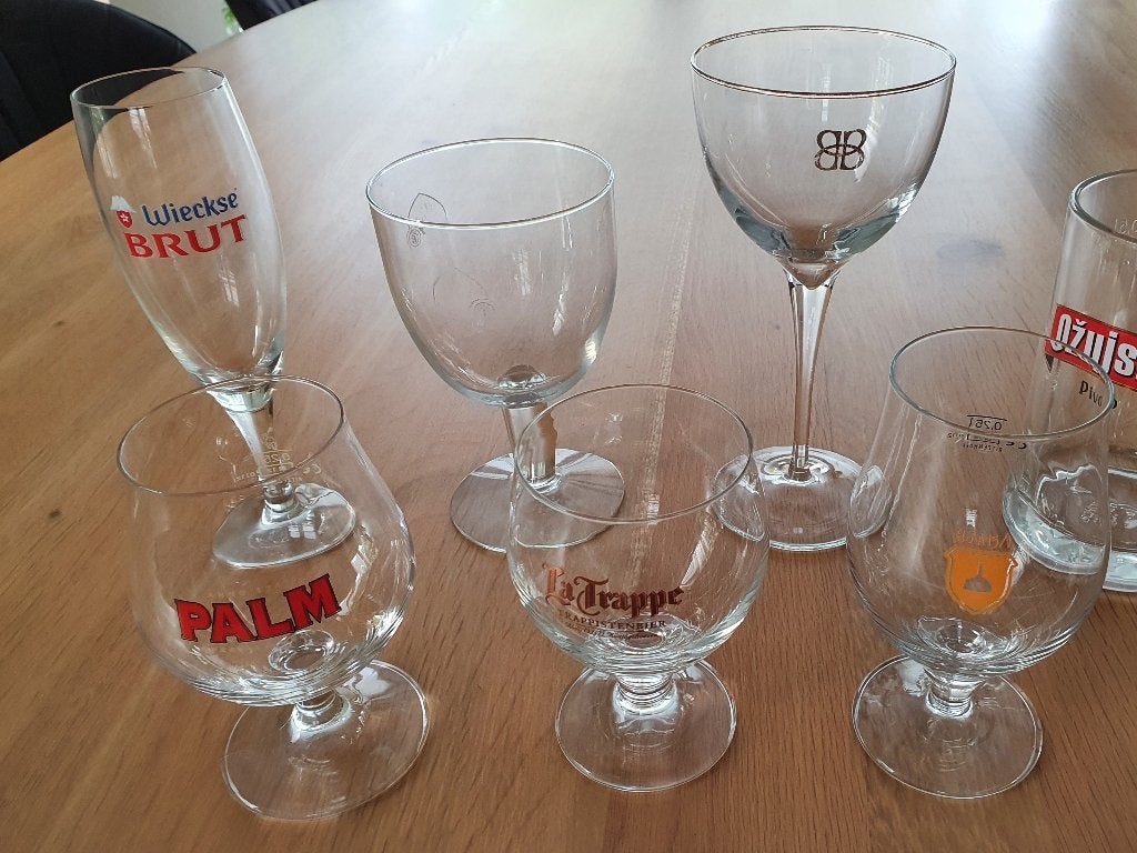 diverse bierglazen, Ophalen of Verzenden, Zo goed als nieuw, Bierglas