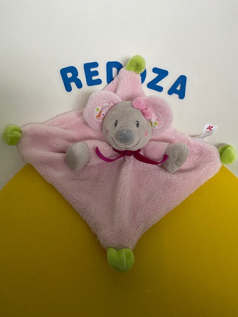 K2831 nicotoy doekje muis roze, Kinderen en Baby's, Ophalen of Verzenden, Zo goed als nieuw, Overige typen