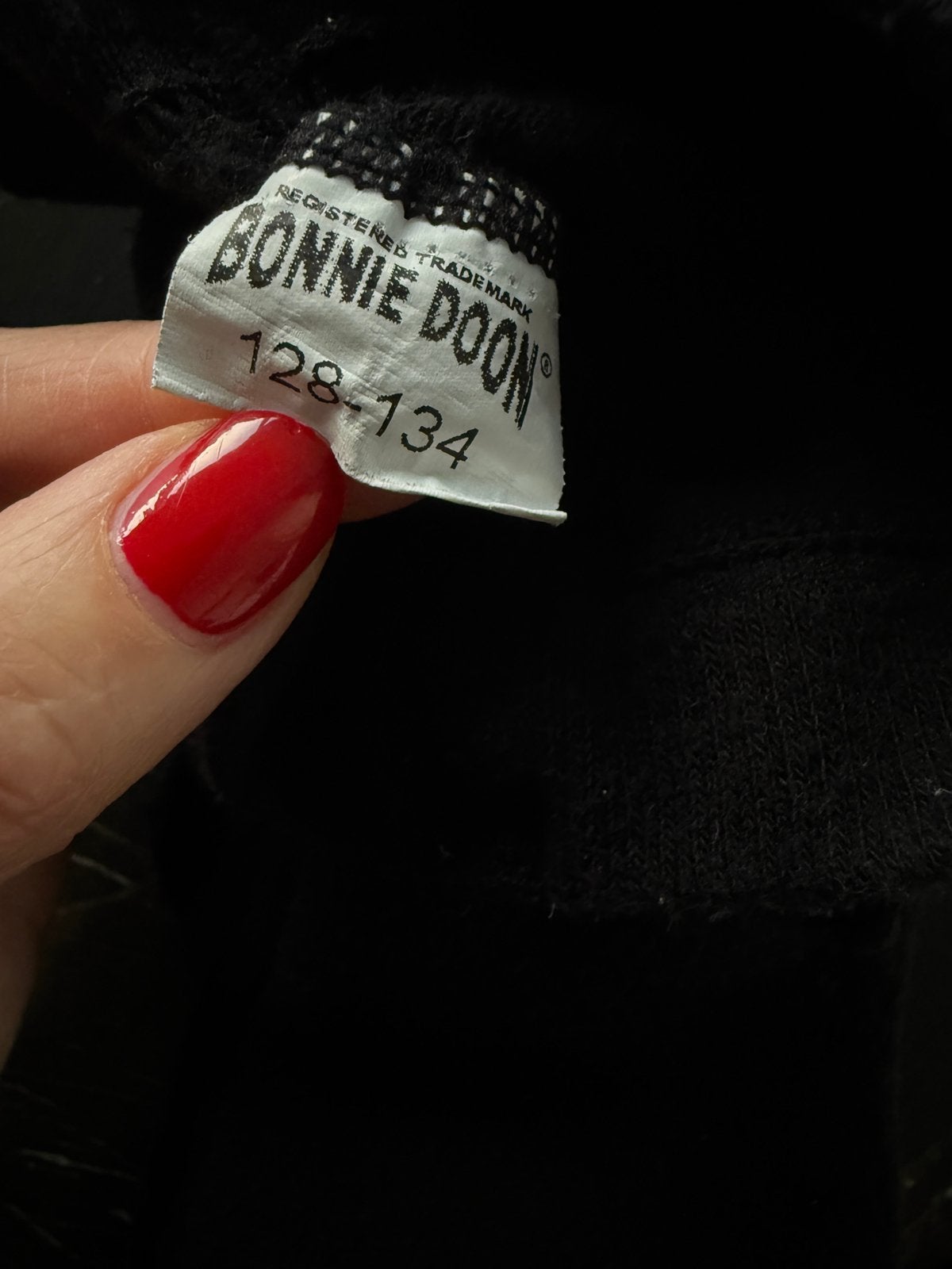 Bonnie Doon maillot maat 128/134 zwart, Ophalen of Verzenden, Zo goed als nieuw, Jongen of Meisje