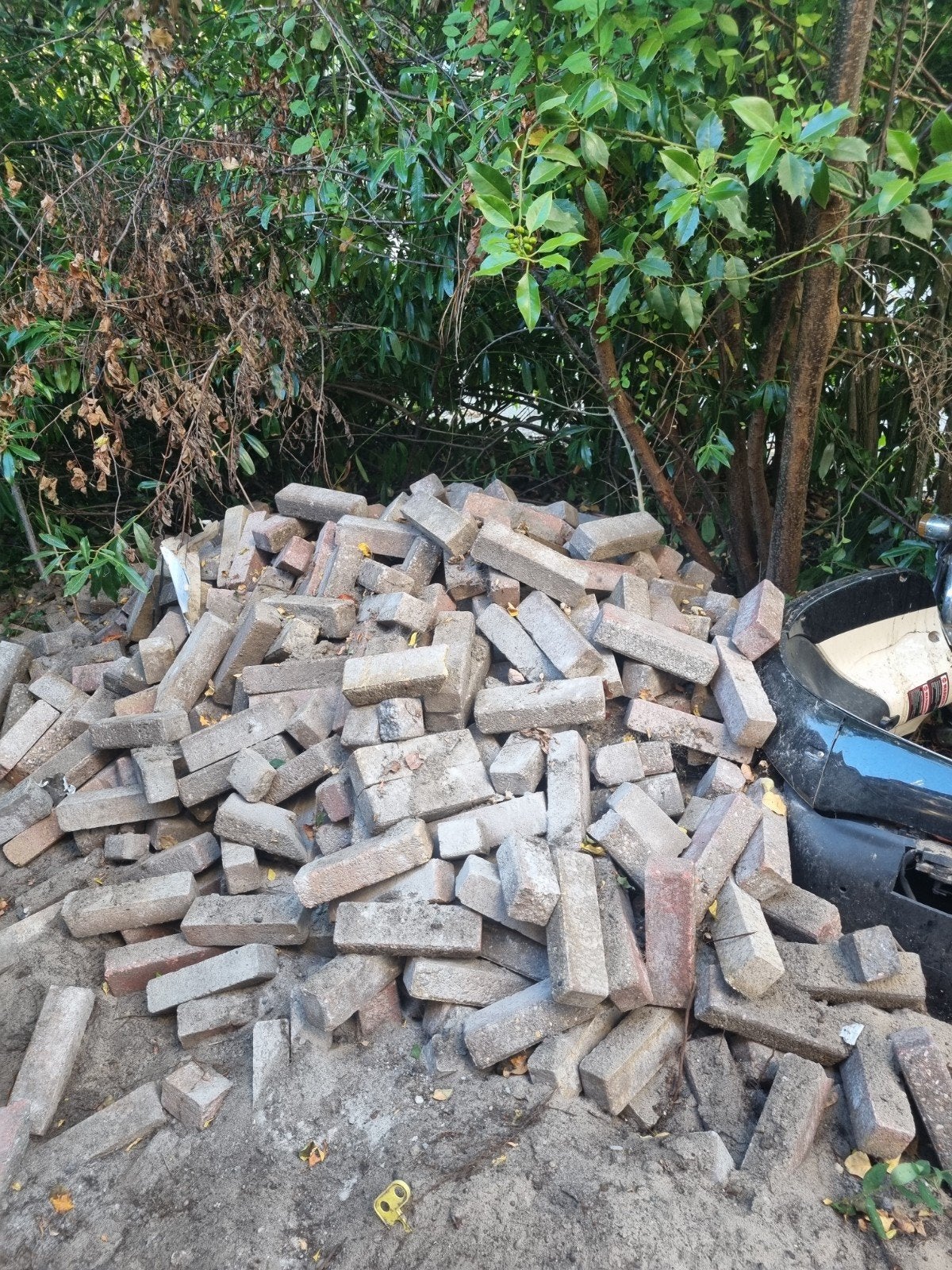 Klinkers, Tuin en Terras, Ophalen, Gebruikt, Klinkers, Minder dan 5 m²