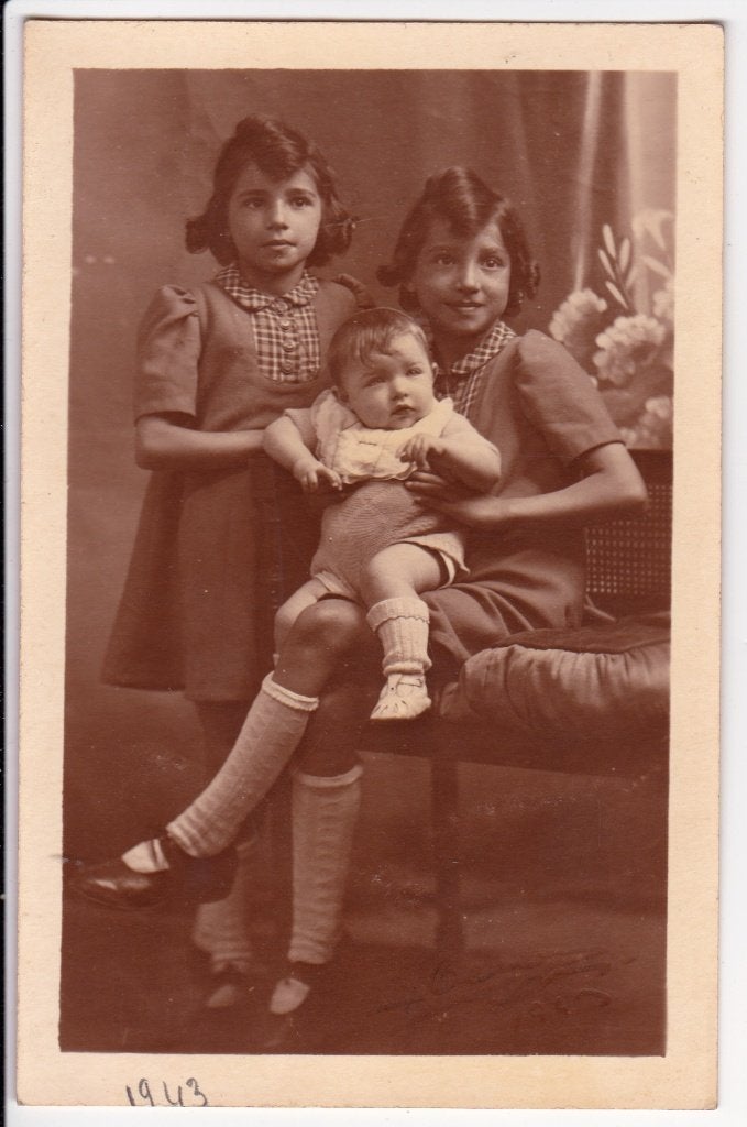 Originele Franse Familiefoto uit 1943 WOII, Gebruikt, Verzenden, Foto, 1940 tot 1960