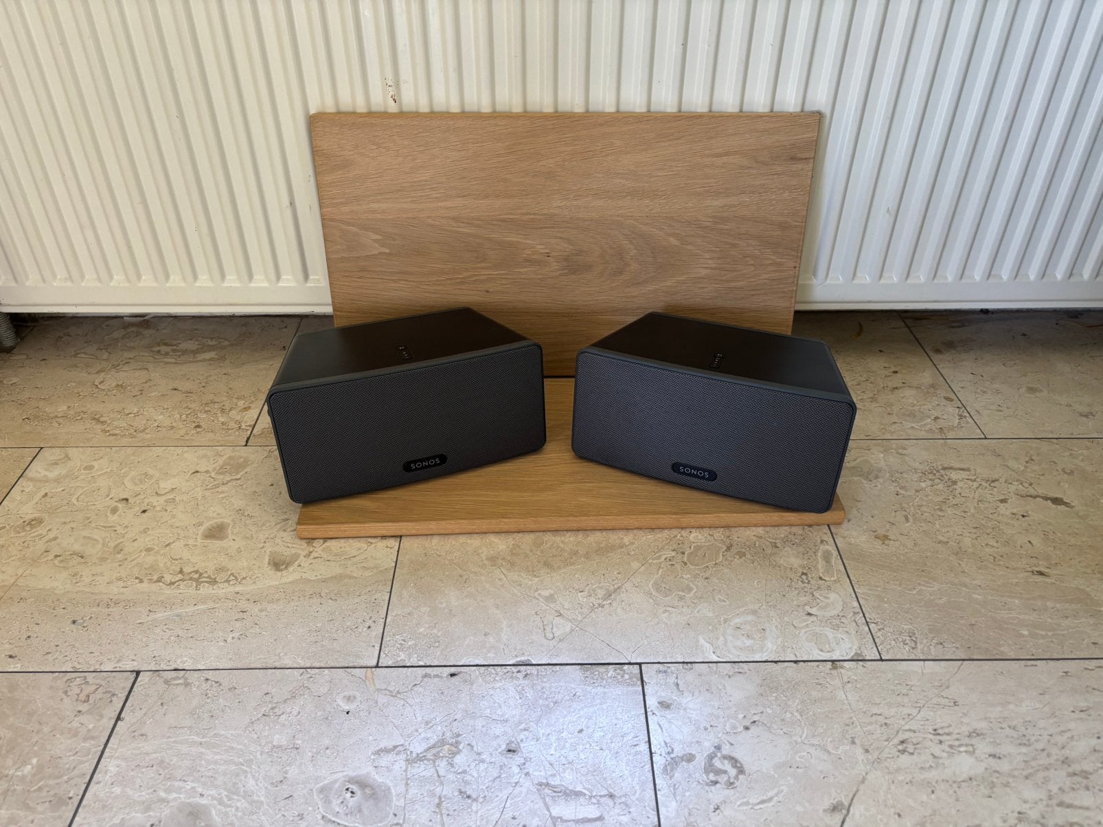 2x Sonos Play 3 Zwart | Getest | Inclusief Garantie, Ophalen of Verzenden, Zo goed als nieuw, Minder dan 60 watt, Sonos