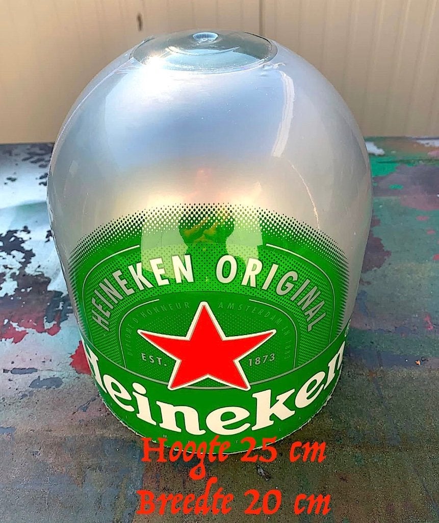 Te koop mancave cafe lampenkappen van Heineken ., Zo goed als nieuw, 20 cm, Ovaal, Kunststof