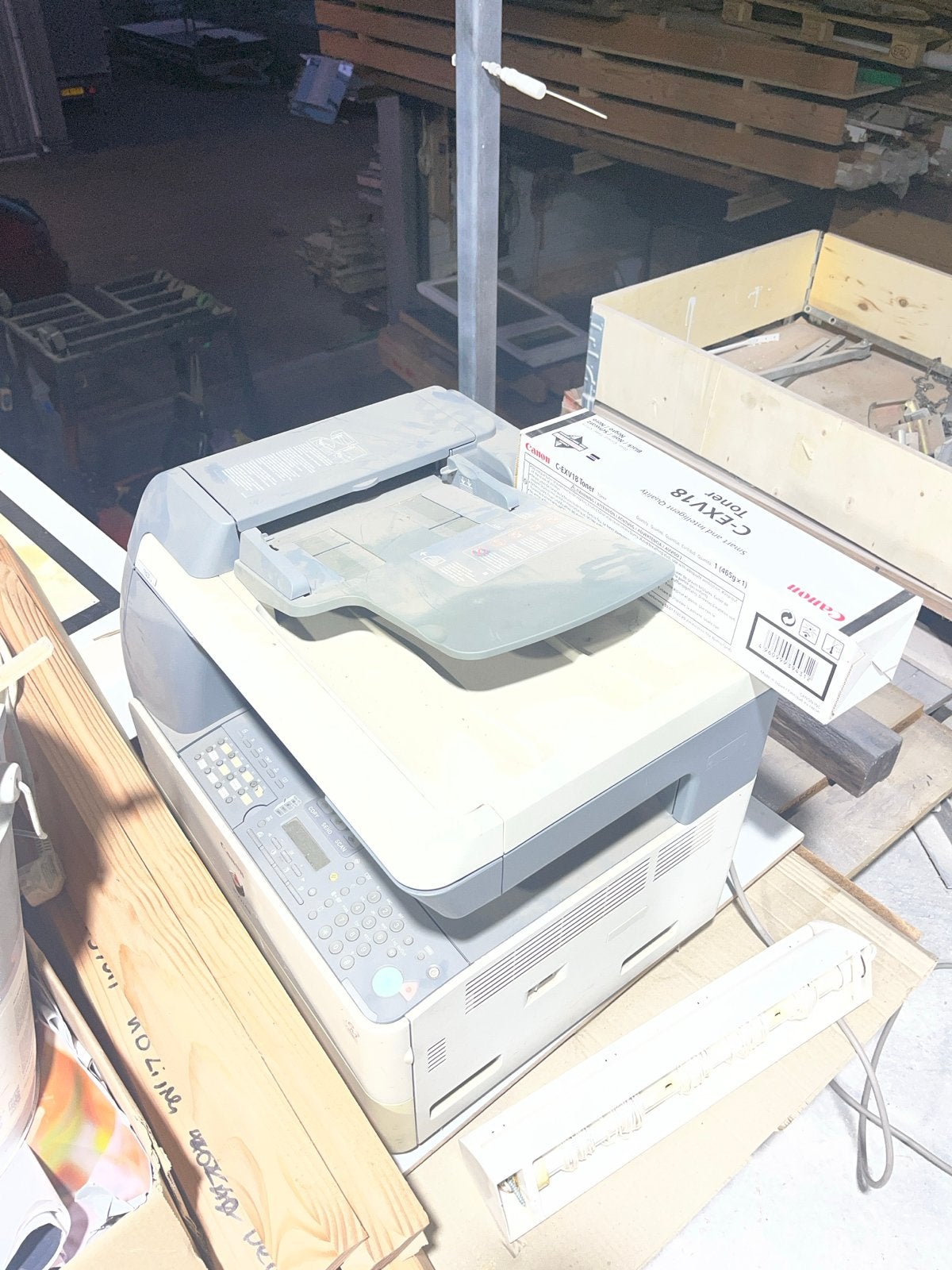 Gratis Canon iR1024iF printer met nieuwe toner, Computers en Software, Ophalen, Gebruikt, Kopieren, All-in-one