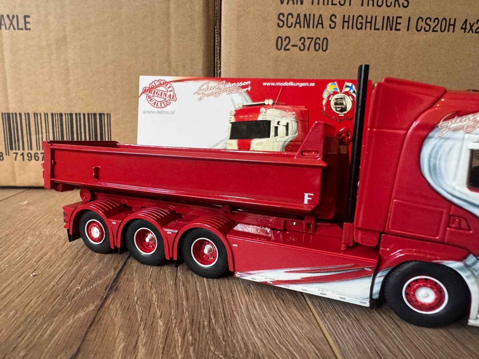 Tekno scania glen johnsson, Overige merken, 1:32 tot 1:50, Nieuw, Ophalen of Verzenden