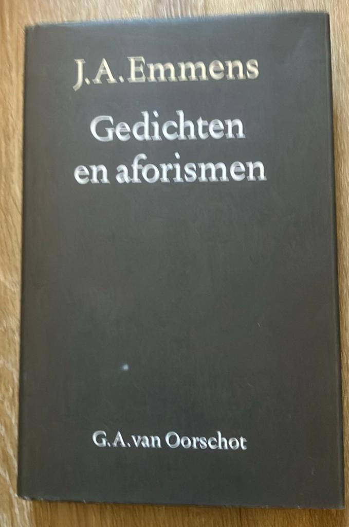 J. A.  Emmens - Gedichten en aforismen, Ophalen of Verzenden, Gelezen, Eén auteur