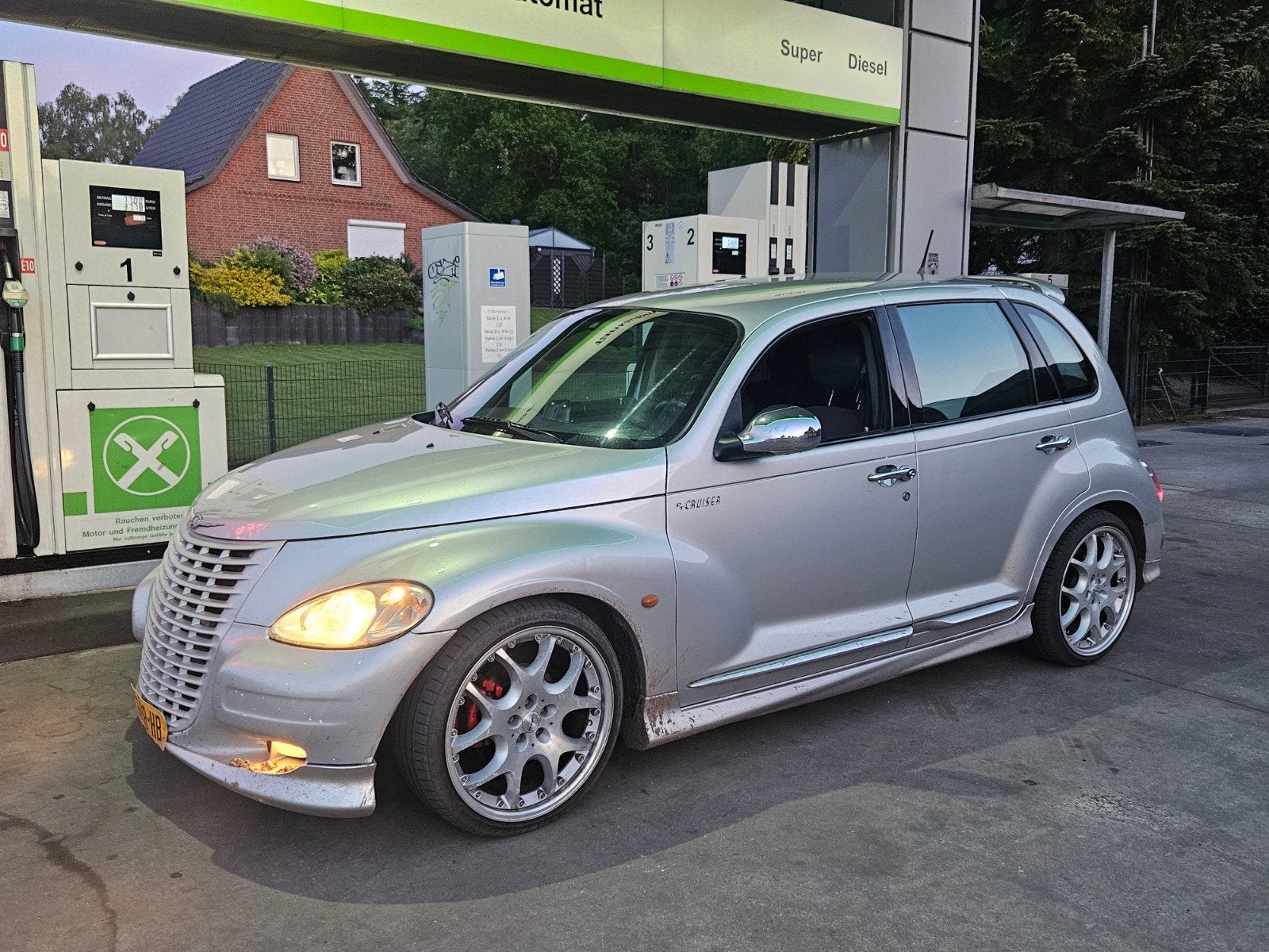 Chrysler PT Cruiser 2.4 I 16V Turbo 2004 Grijs, Auto's, Chrysler, Voorwielaandrijving, 450 kg, 4 cilinders, 2429 cc
