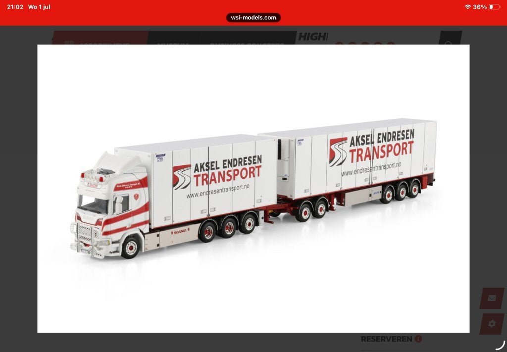 WSI Aksel Endresen, Ophalen, Zo goed als nieuw, Bus of Vrachtwagen, Wsi