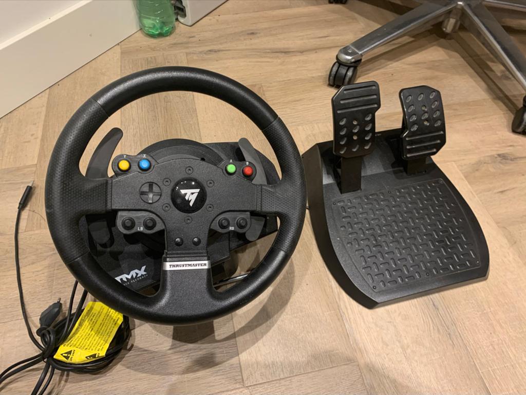 Thrustmaster TMX Force Feedback racestuur en pedalen, Ophalen, Racestuur, Gebruikt, Force feedback