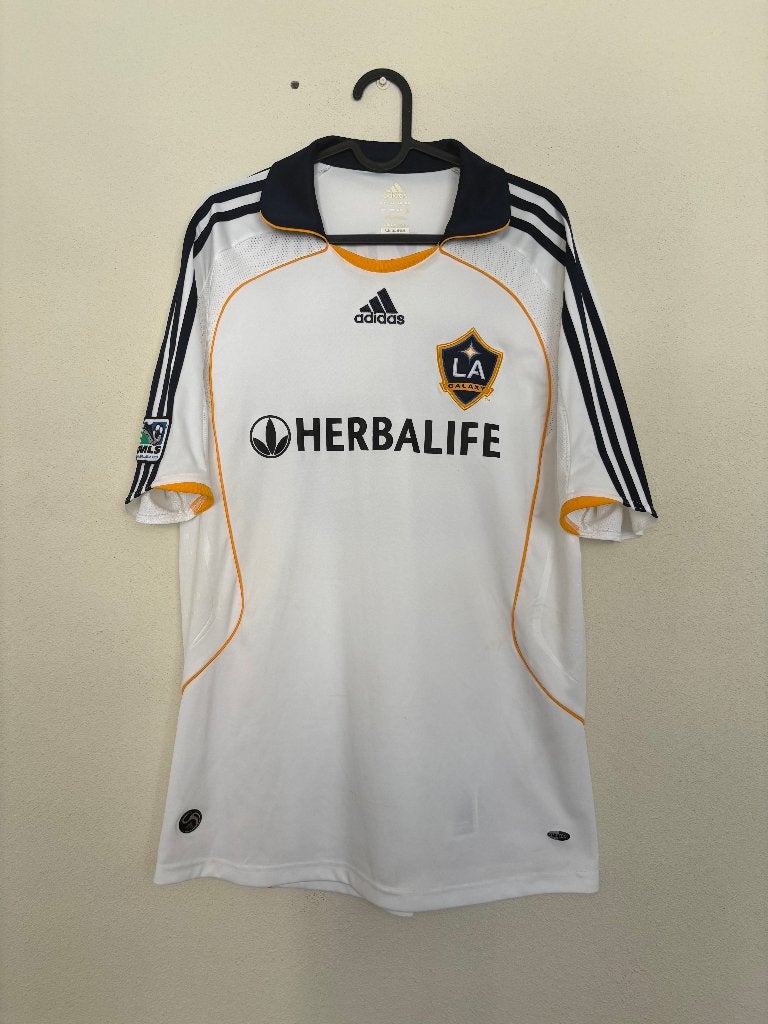 David Beckham LA Galaxy 08/09 Adidas shirt, Sport en Fitness, Maat M, Ophalen of Verzenden, Zo goed als nieuw, Shirt