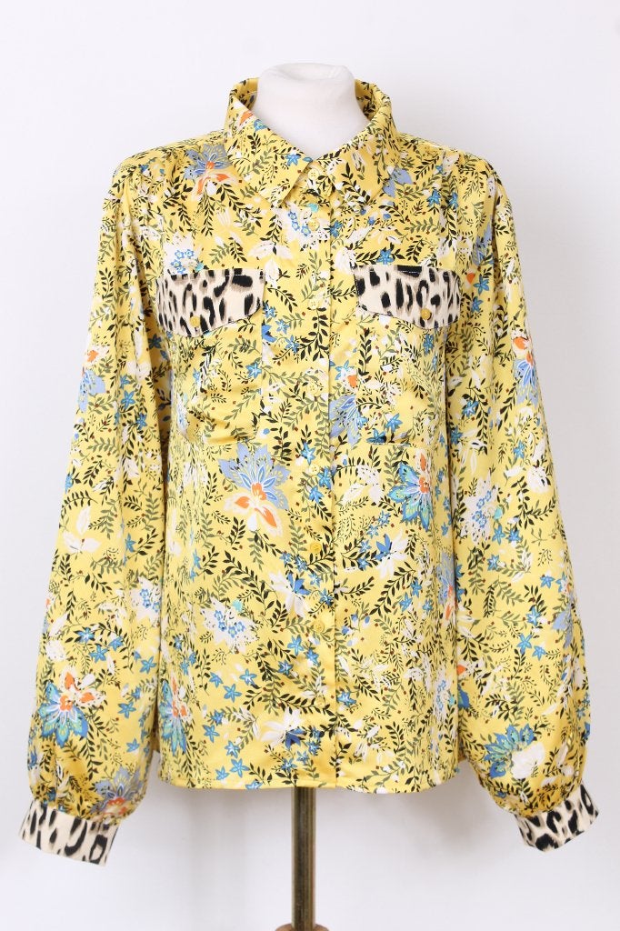 Zomer! Blouse van Jacky Luxury maat 42, Geel, Maat 42/44 (L), Ophalen of Verzenden, Zo goed als nieuw