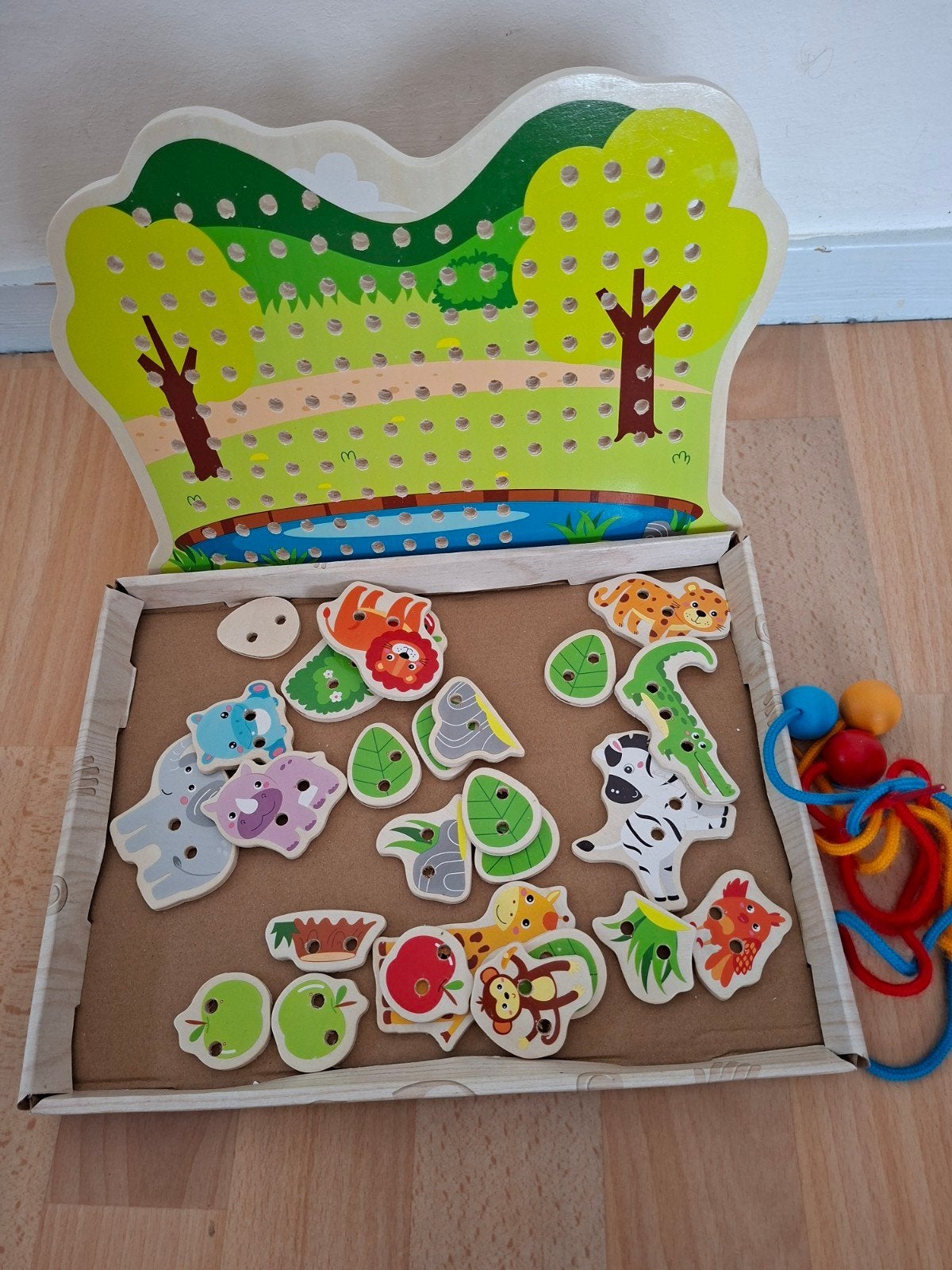 Playtive Rijgpuzzel Dieren - Educatief Speelgoed, Ophalen, Gebruikt, Puzzelen