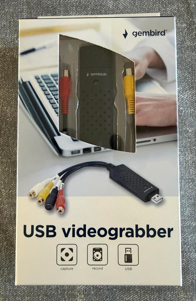 Gembird USB Videograbber - Video naar Digitaal Converter, Ophalen of Verzenden, Nieuw