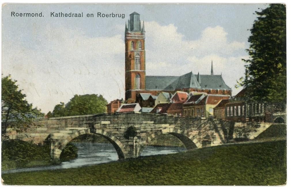 Roermond, Verzenden, 1920 tot 1940, Gelopen, Limburg