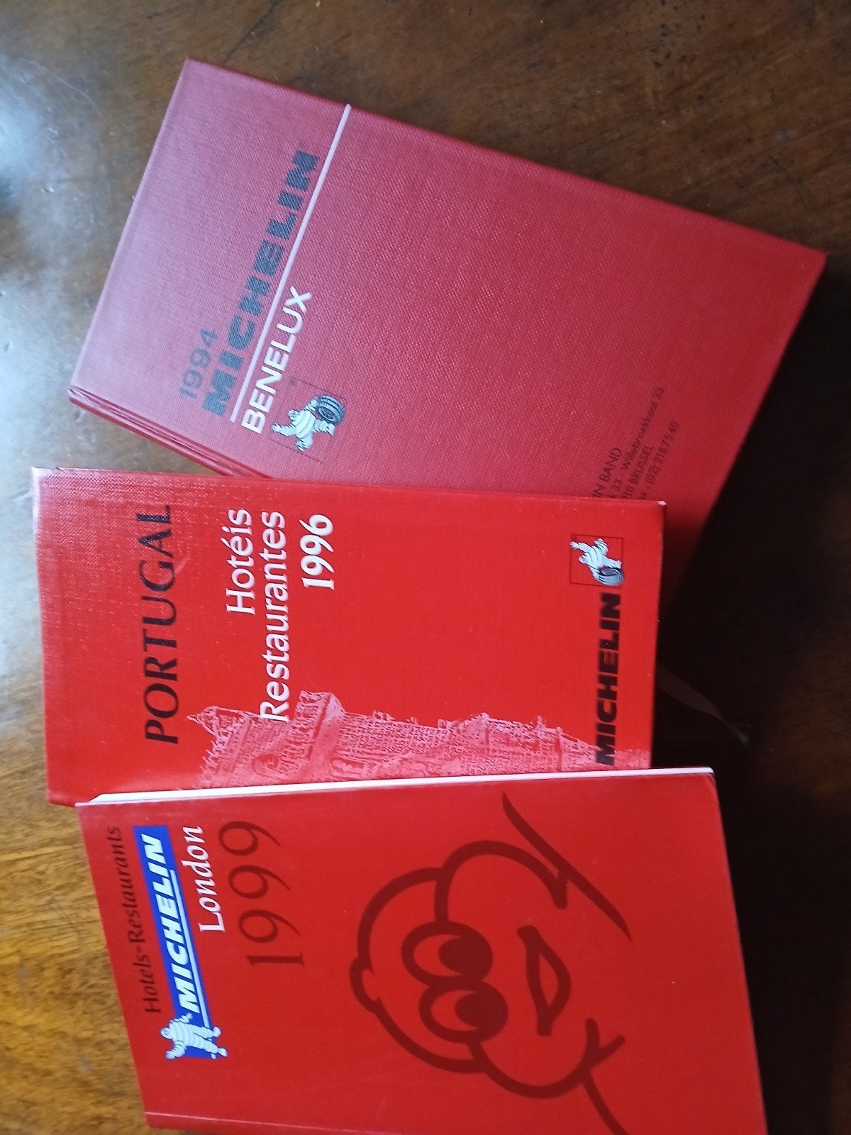 Michelin Gidsen: Benelux 1994, Portugal 1996, London 1999, Gelezen, Michelin, Europa, Ophalen of Verzenden